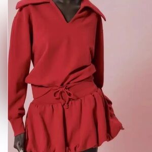 ZARA RED MATCHING SET